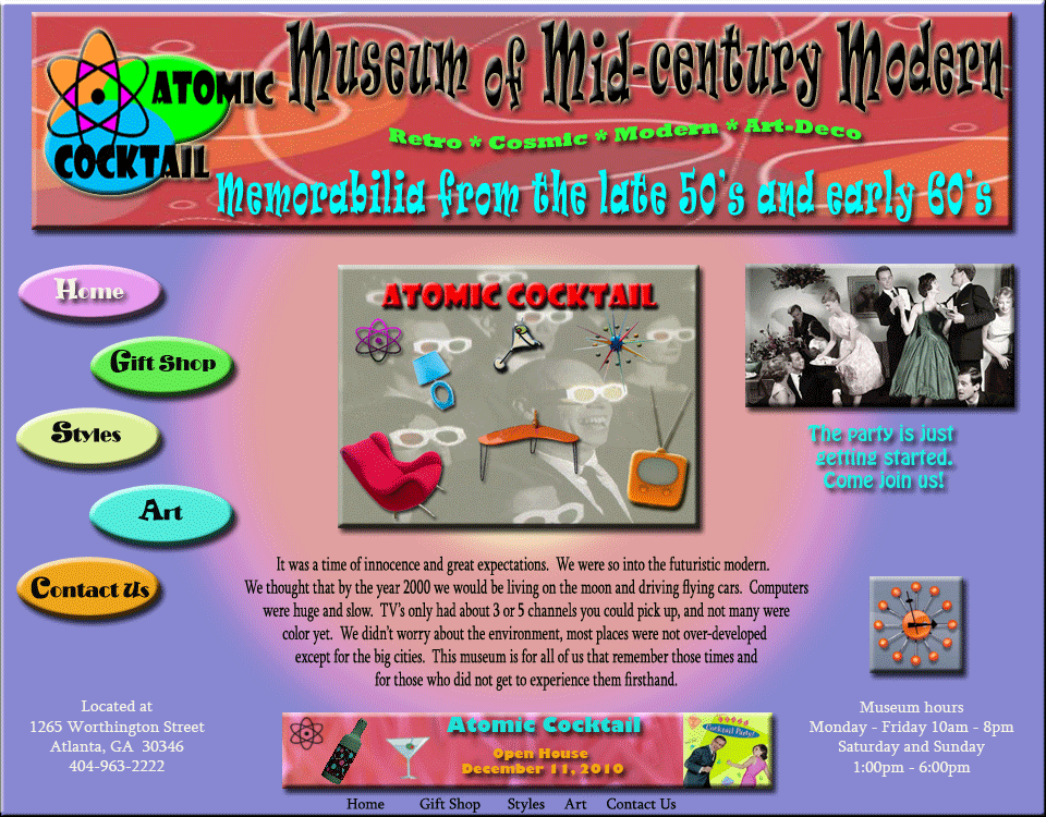 Atomic Cocktail Home Page